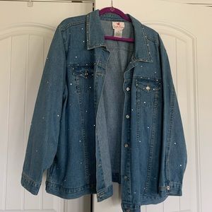 Quacker Factory Denim Jean jacket